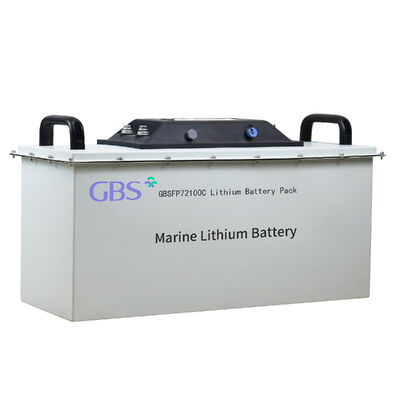 Καλή τιμή GBS GBSFP72100C Βαθιάς Εκφόρτισης 76.8V 100Ah LiFePO4 Μπαταρία Λιθίου BMS 3000 Κύκλοι Θαλάσσιας Χρήσης -20C 65C Θερμοκρασία Λειτουργίας 7.68KW Μέγιστη on-line