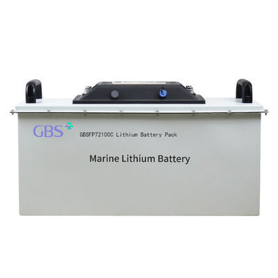 Καλή τιμή GBS Lifepo4 200Ah μπαταρία πλοίου IP67 Αδιάβροχο υγρό με 3000 κύκλους και θερμοκρασία λειτουργίας -20 ~ 65C GBSFP72100C 7.68KW on-line